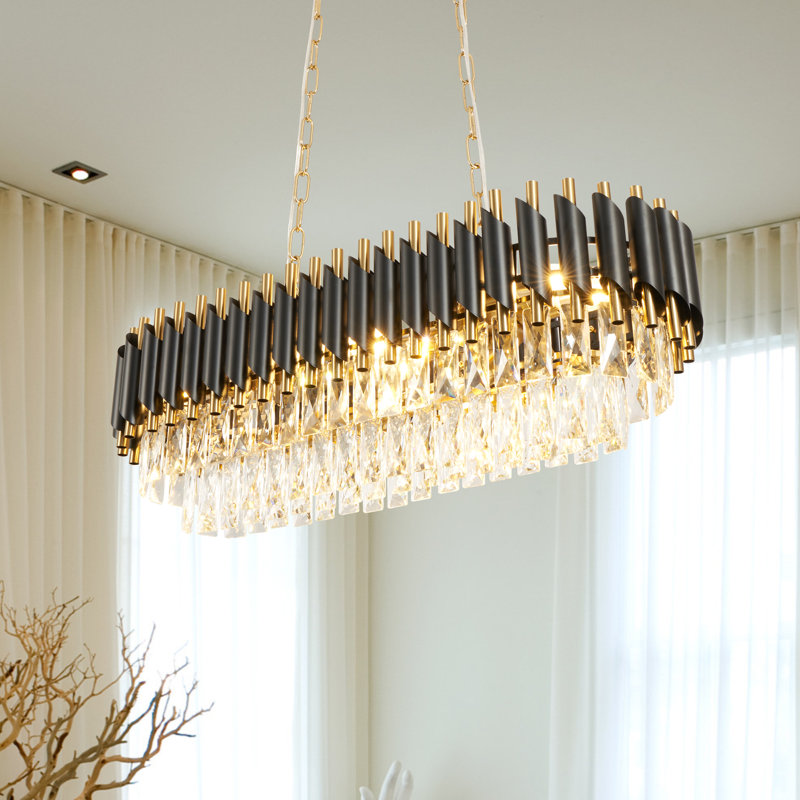 Skaghi 3 Layers K9 Luxury Crystal Chandelier Adjustable Chain