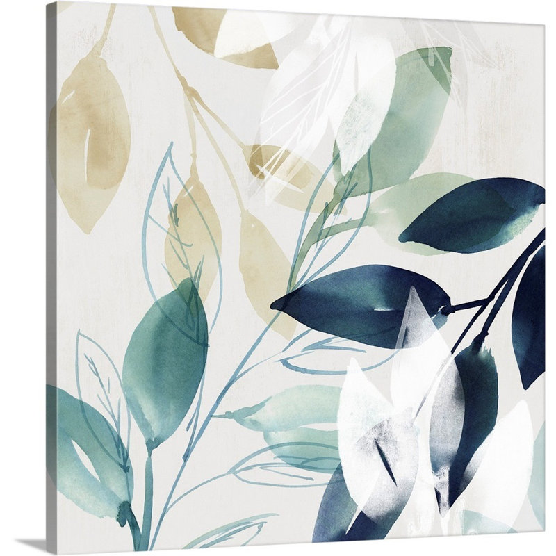 Reproduction d’art sur toile « Green sleeves II » par Isabelle Z, Toile tendue, H 20 po x l 20 po x P 1,25 po