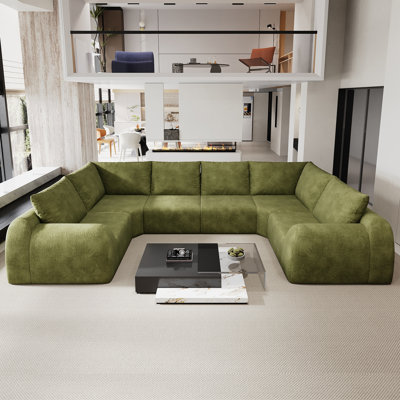 Upholstered 135.5 " Fabric Sectional