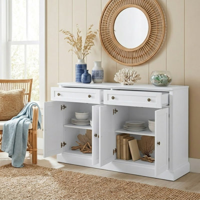 60.01" Wide Wood Sideboard with 2 Drawer and 2 Cabinets