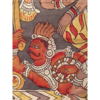 Nataraja (Shiva, danseur) | Kalamkari, peinture sur coton