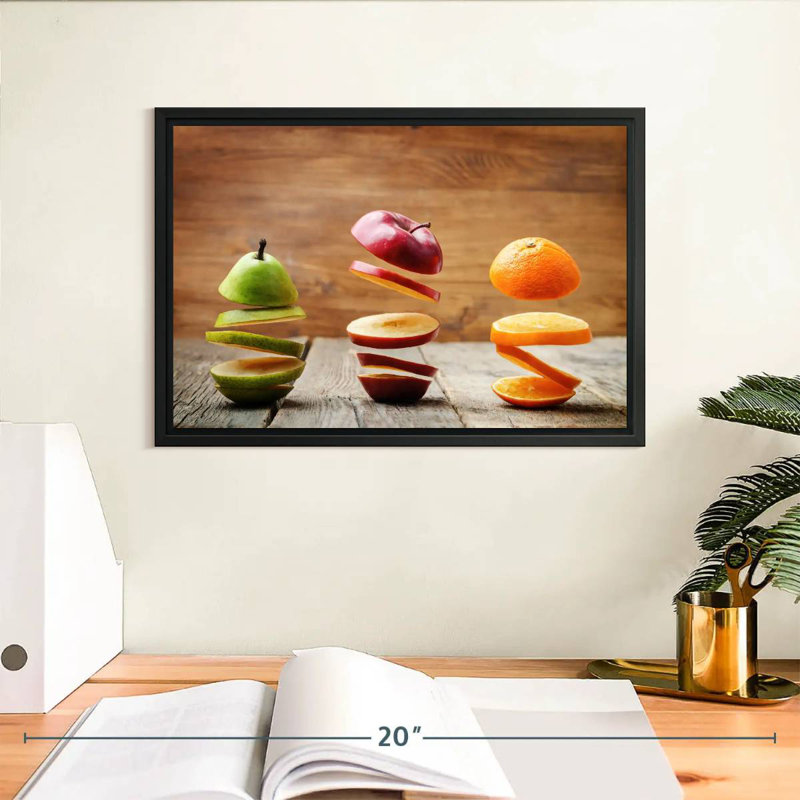 Yarlin tranches de fruits, H 9 po x l 13 po