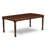 9 Piece Dining Table Set Includes a Rectangle Dining Room Table with Butterfly Leaf and 8 Wood Seat Chairs, 42x78 Inch, Mahogany-1236933618-1236933628