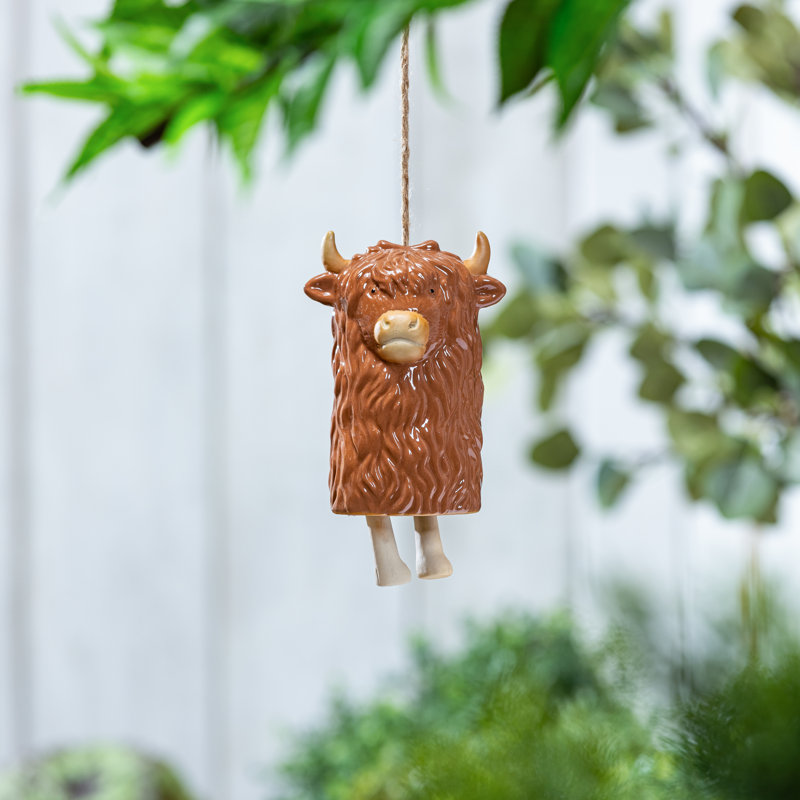 Cloche de jardin Highland Cow, 6 po