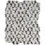 Boonie Cowhide Geometric Area Rug in Cream/Black-386970105
