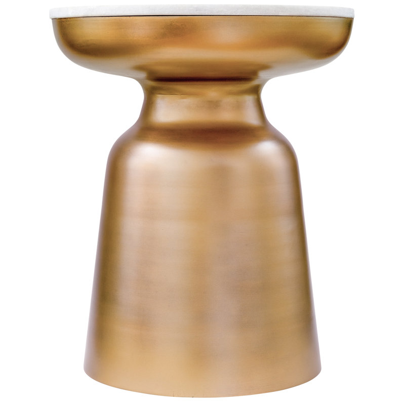 Tabouret d'appoint Berggren, Laiton antique