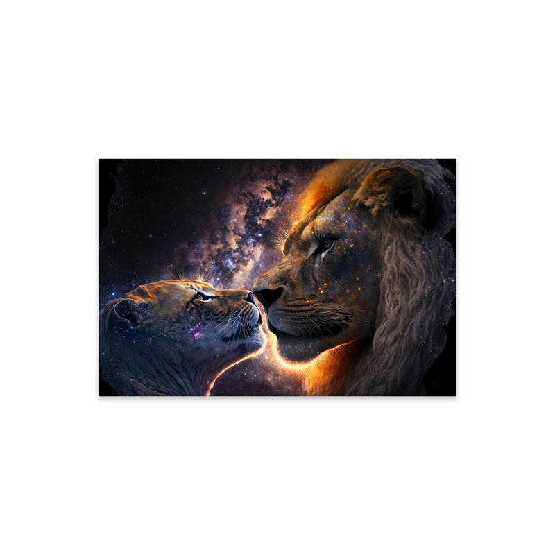 Lion Cosmic Kiss par Spacescapes