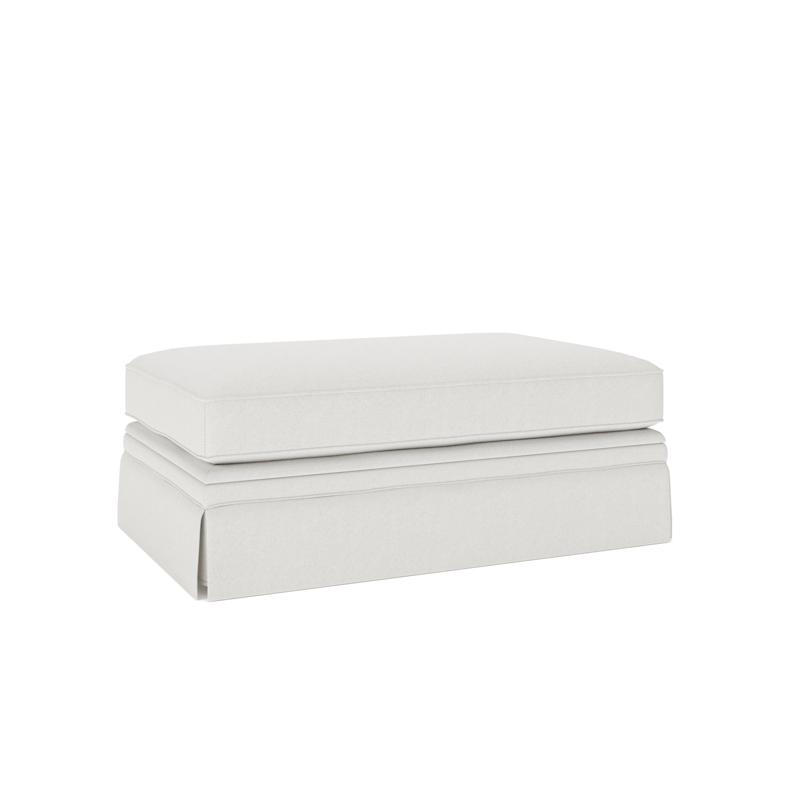 Shelby Upholstered Storage Ottoman, Macarena Beige