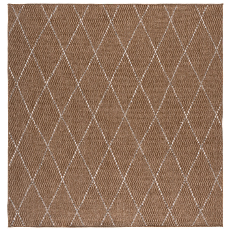 Sisal Performance 800 Performance Geometric Shapes Indoor Rug, Square 6'7"