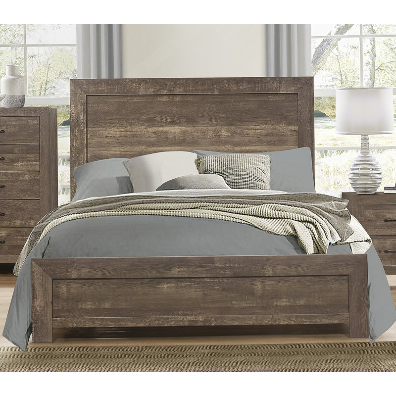 Queen Beds, Rustic Brown