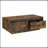 Rustic Oak Finish Coffee Table