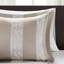 Taupe King Comforter Chenille - 7 Piece With Textured Design And Pillows Size Machine Washable Bedding