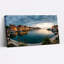 Ensemble de 1 tableau sur toile « Coucher de soleil sur le port »-129070725-129070728
