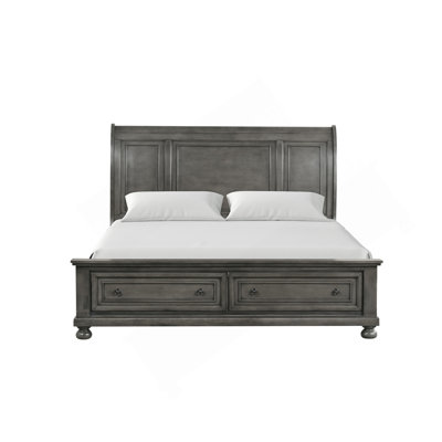 Queen Bed , Gray