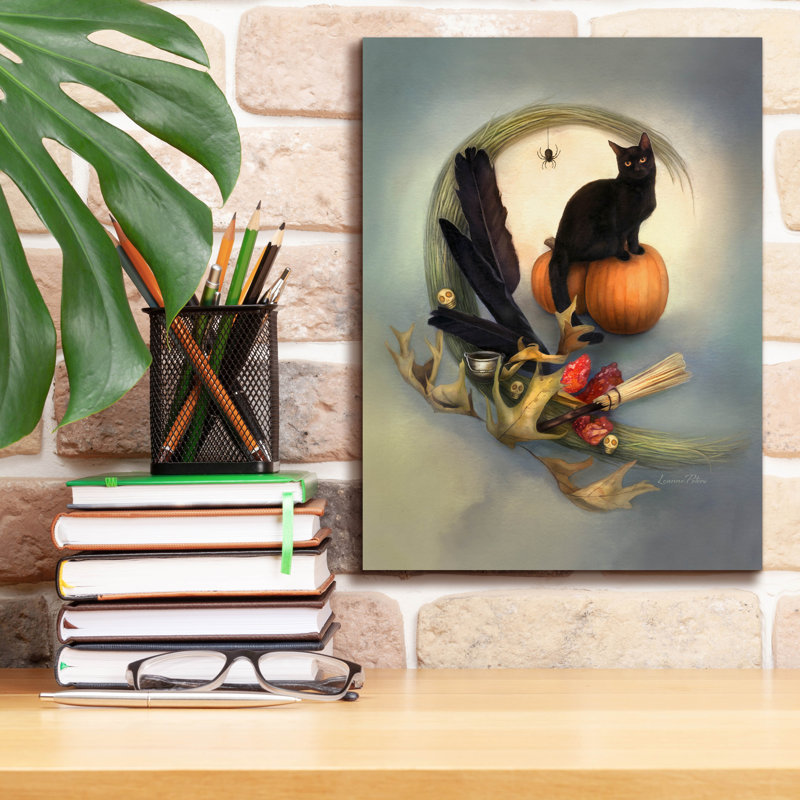 Toile épique Graffiti «Crescent Shadow» par Art and a Little Magic, 12 po x 16 po, H 16 po x l 12 po x P 0,75 po
