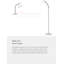 Lampe sur pied arquée 61 po Naiya-15248495
