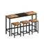 Table de salle à manger de cuisine moderne, table de pub, ensemble de table de salle à manger longue avec 3 tabourets, conception de tabouret suspendu pratique-1720255249