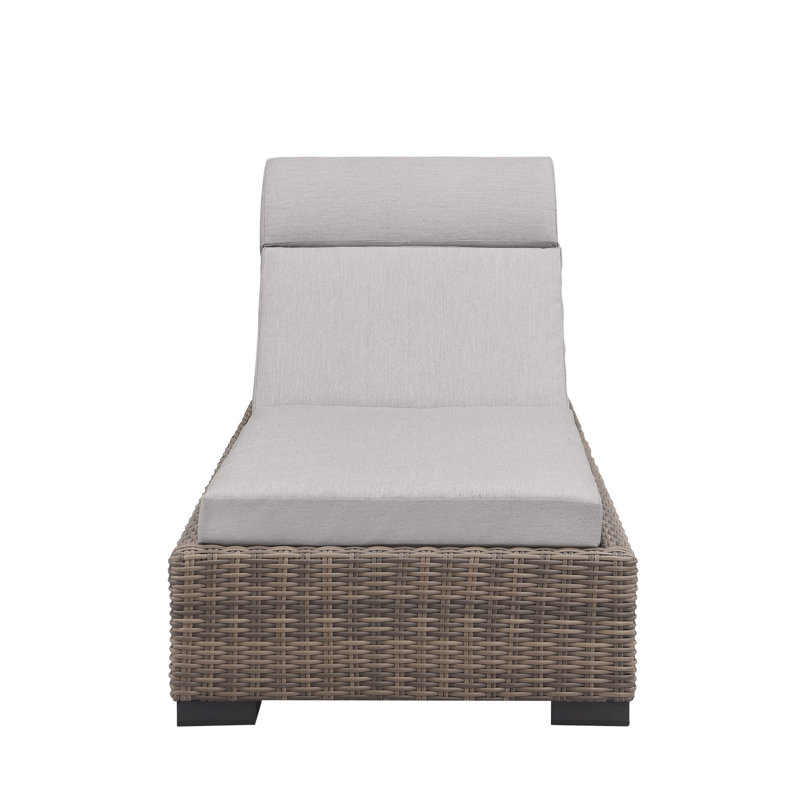 Zeborah 81.5" Metal Outdoor Chaise Lounge