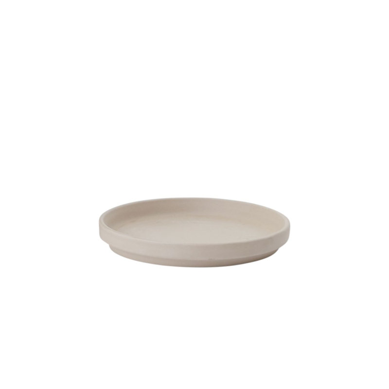 Herget Stone Saucer Plant Stand, 0.5" H x 4.5" W x 4.5" D