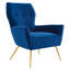 Fauteuil en velours capitonné Performance-246786305