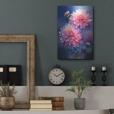 Dahlia Pink' by Momart Metal Wall Art