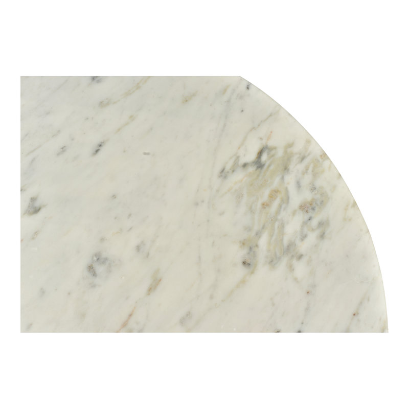 Fulton Marble Top Coffee Table, Gold