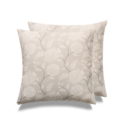 PEONY PRINT Floral Throw Pillow