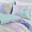 Taie décorative Tie Dye pour lit simple / simple TG avec housse de couette imprimée