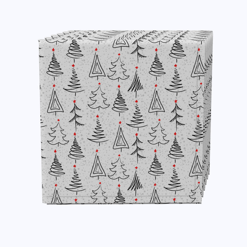 Emiry 100% Cotton No Pattern Square Napkin