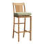 Croquet 24.5" Patio Bar Stool with Cushion-2129069838-2129069235-2129122556