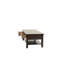 Table basse avec tiroirs et tablette