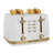 West Bend Timeless 4-Slice Toaster, in White/Gold-135562078