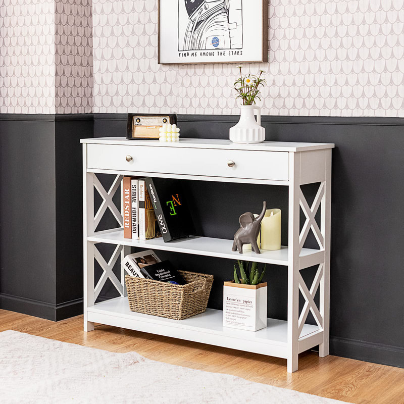 Union 100cm Console Table, White