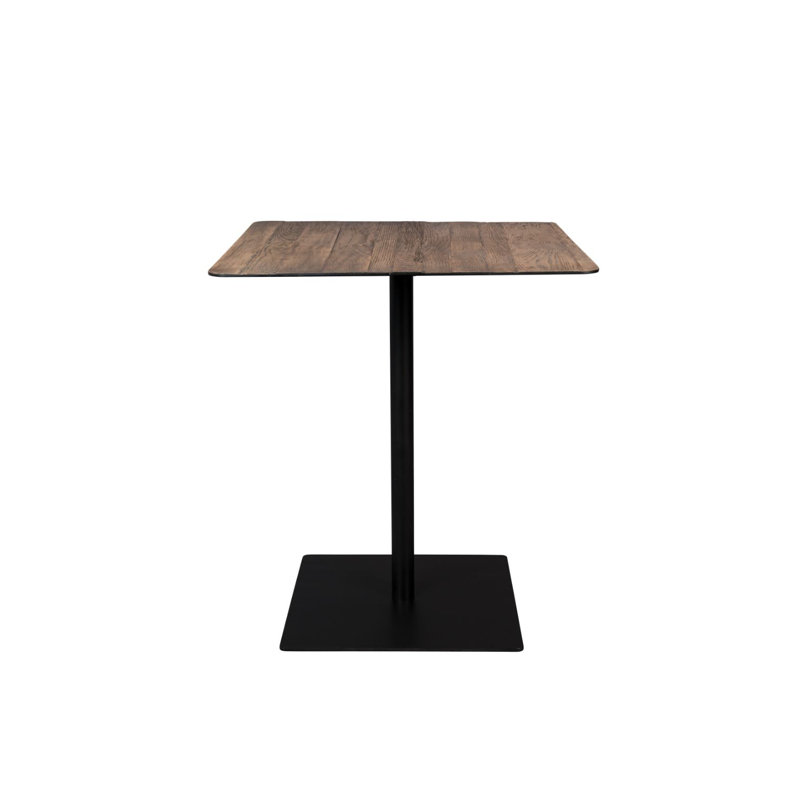 Braza Square Dining Table, 37" H, Brown