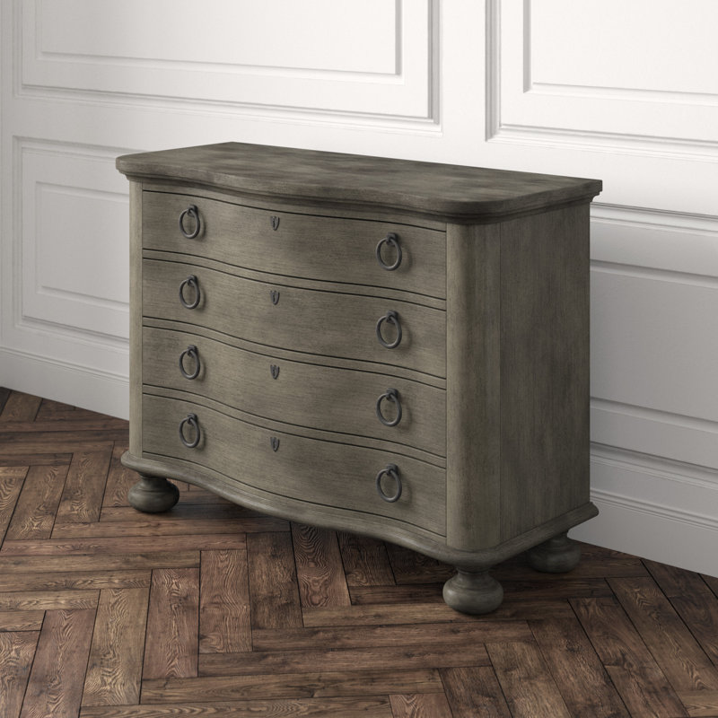 Oyster Bay 4 - Drawer Dresser, Pelican Gray