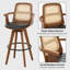 Tabouret de comptoir pivotant Clero-296369278-296369218