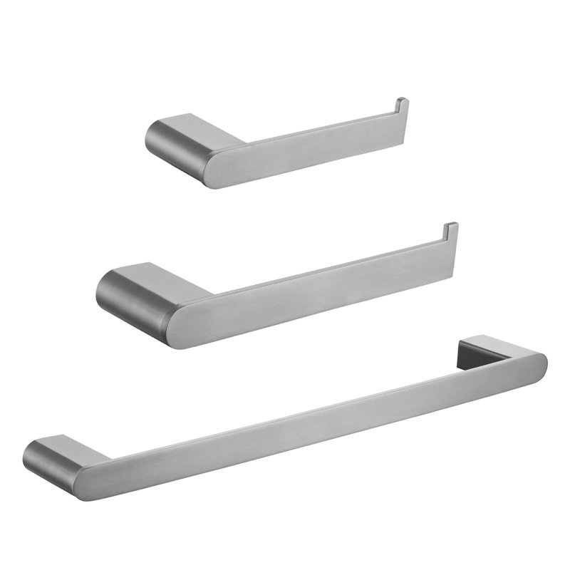 Ensemble de quincaillerie de salle de bain 3 pièces, Nickel brossé
