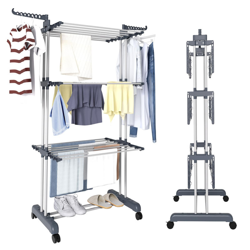 Buse 72cm Rolling Clothing Rack