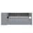 Full Size Daybed With Trundle, Wood Day Bed Frame With Storage Drawers And Side Shelves, Daybed With Desk, No Spring Box Needed, Gray-2005970009-2005970010