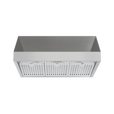 Hotte murale convertible 36 pouces 600 CFM en acier inoxydable