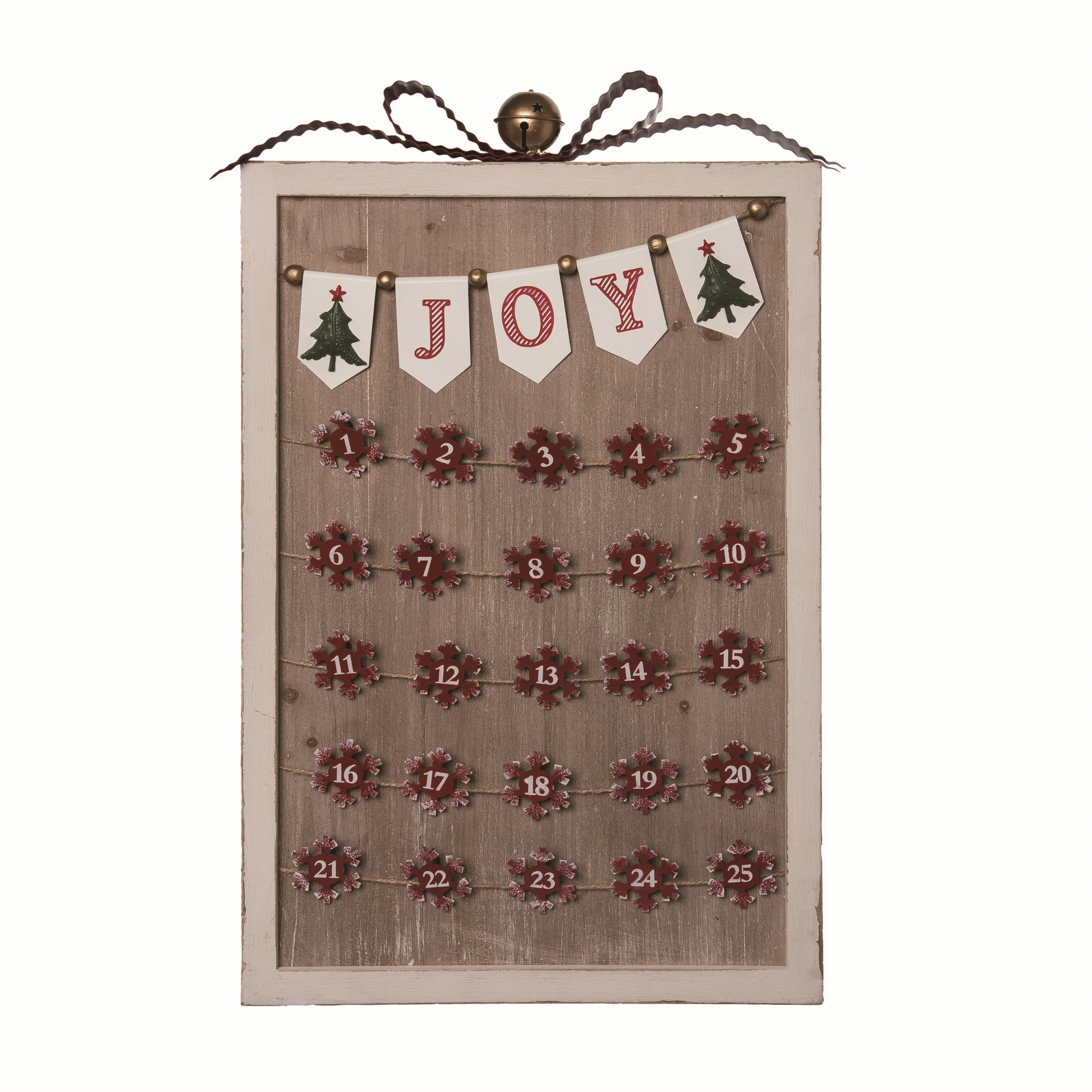 The Holiday Aisle® Wood Joy Countdown Calendar | Wayfair