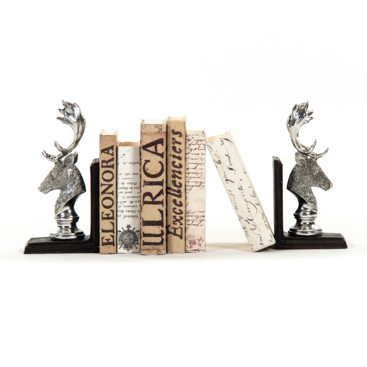 Zentique Deer Head Bookends
