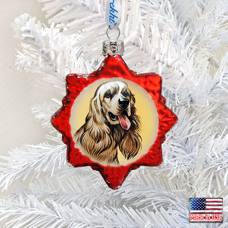 Ornement en forme de labradoodle