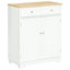 Buffet, armoire de cuisine à porte, rangement pour bar et tiroirs, tablette réglable