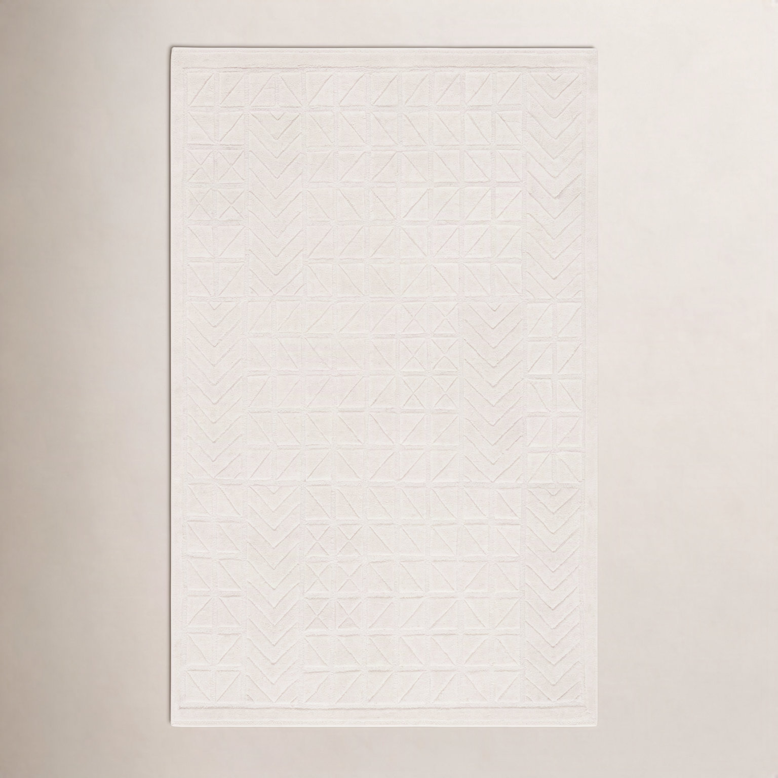 Noni Hand-Tufted Wool Geometric Rug, Rectangle 4' x 6'