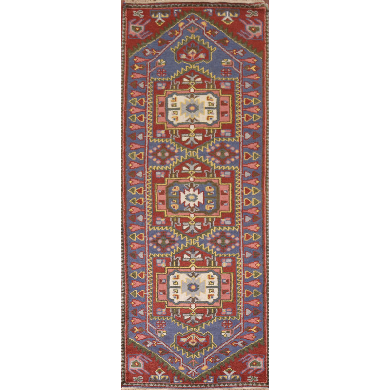 Tapis de couloir oriental géométrique 3x9