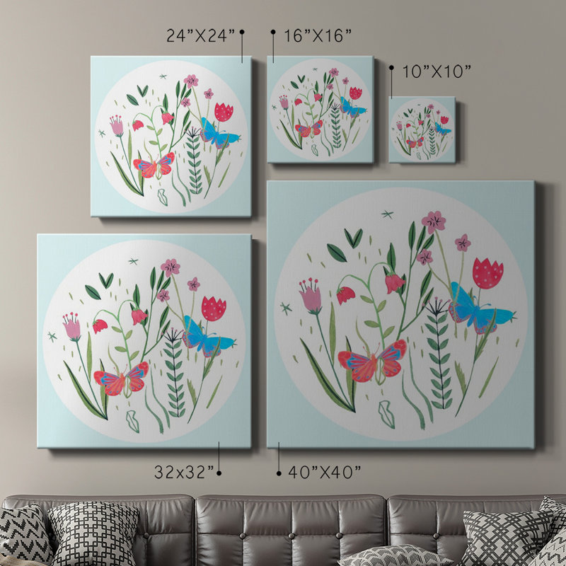 Toile tendue Butterfly Season I-Premium Gallery - prête à être accrochée