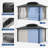 12 Ft. W x 10 Ft. D Aluminum Patio Gazebo