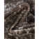 Tapis brun à motif floral Brandt