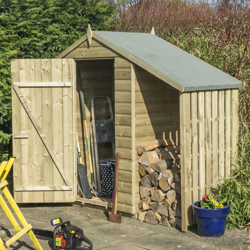 Rowlinson Oxford Shed With Lean To 4x3